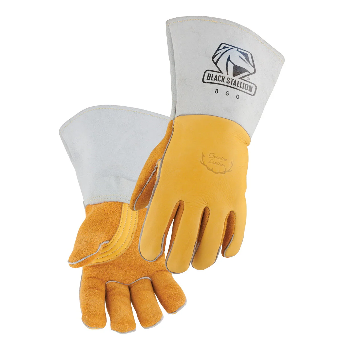 Revco Black Stallion Elkskin Stick Gloves w/Nomex Lined Back (850) - Image 9