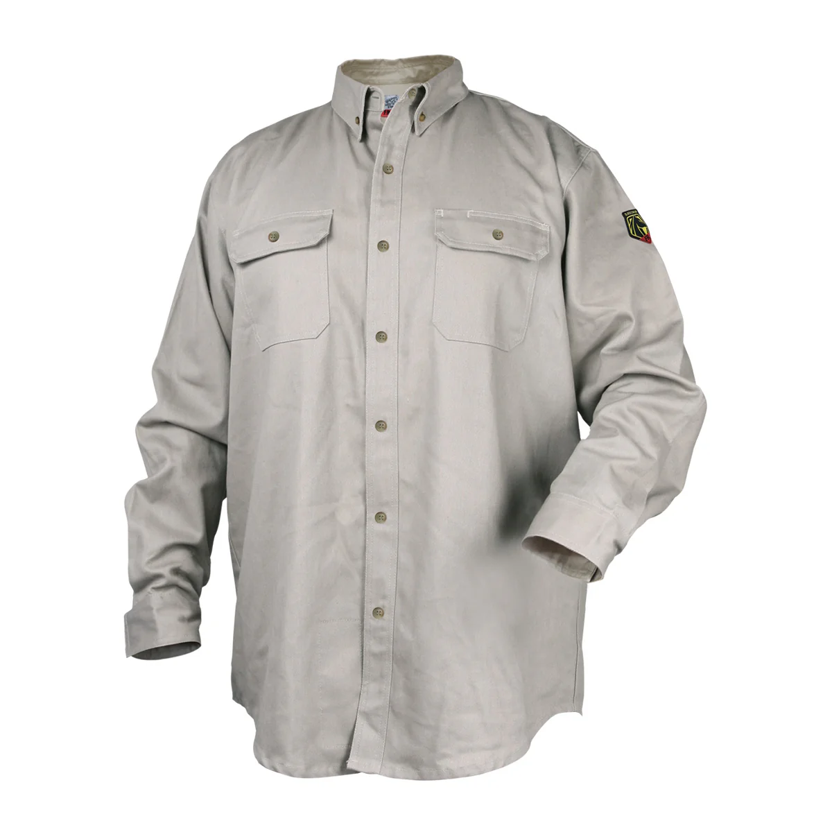 Revco Black Stallion FR Stone Khaki Cotton Work Shirt (WF2110-ST)