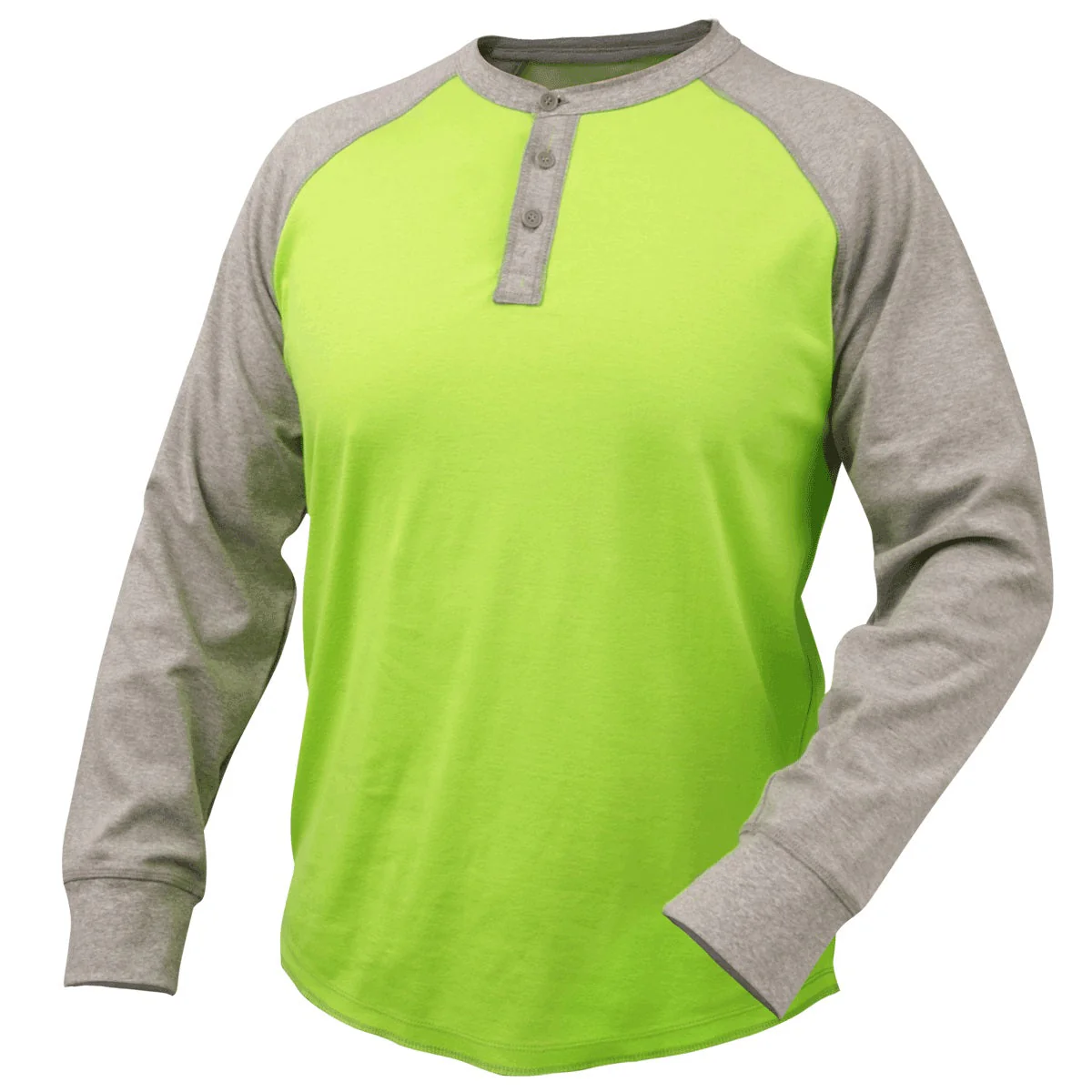 Revco Black Stallion Gray/Lime 7oz FR Welding Jersey Shirt (TF2520-GL) - Image 5