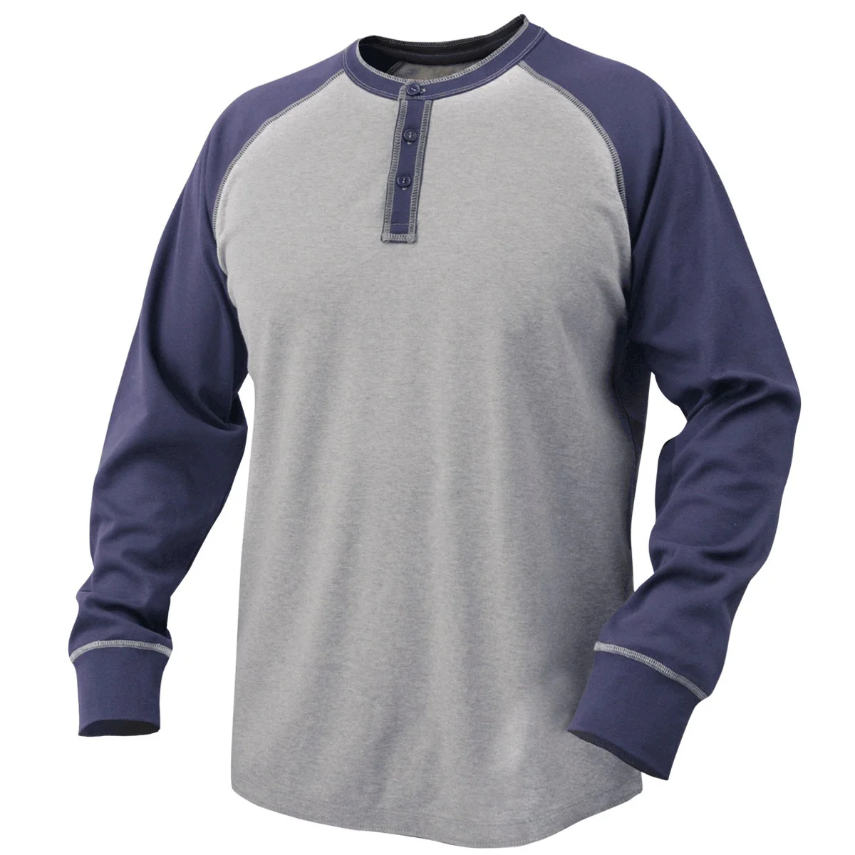 Revco Black Stallion Navy/Gray 7oz FR Welding Jersey Shirt (TF2520-NG) - Image 5