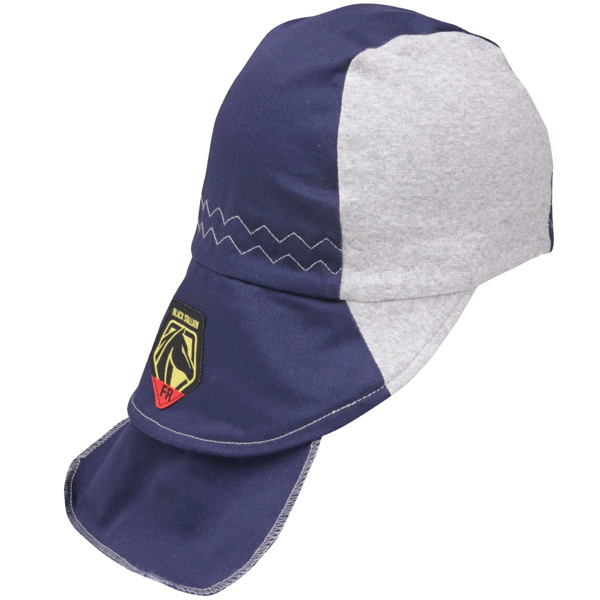 Revco Black Stallion Navy/Gray FR Cotton Welding Cap (AH1630-NG) - Image 8