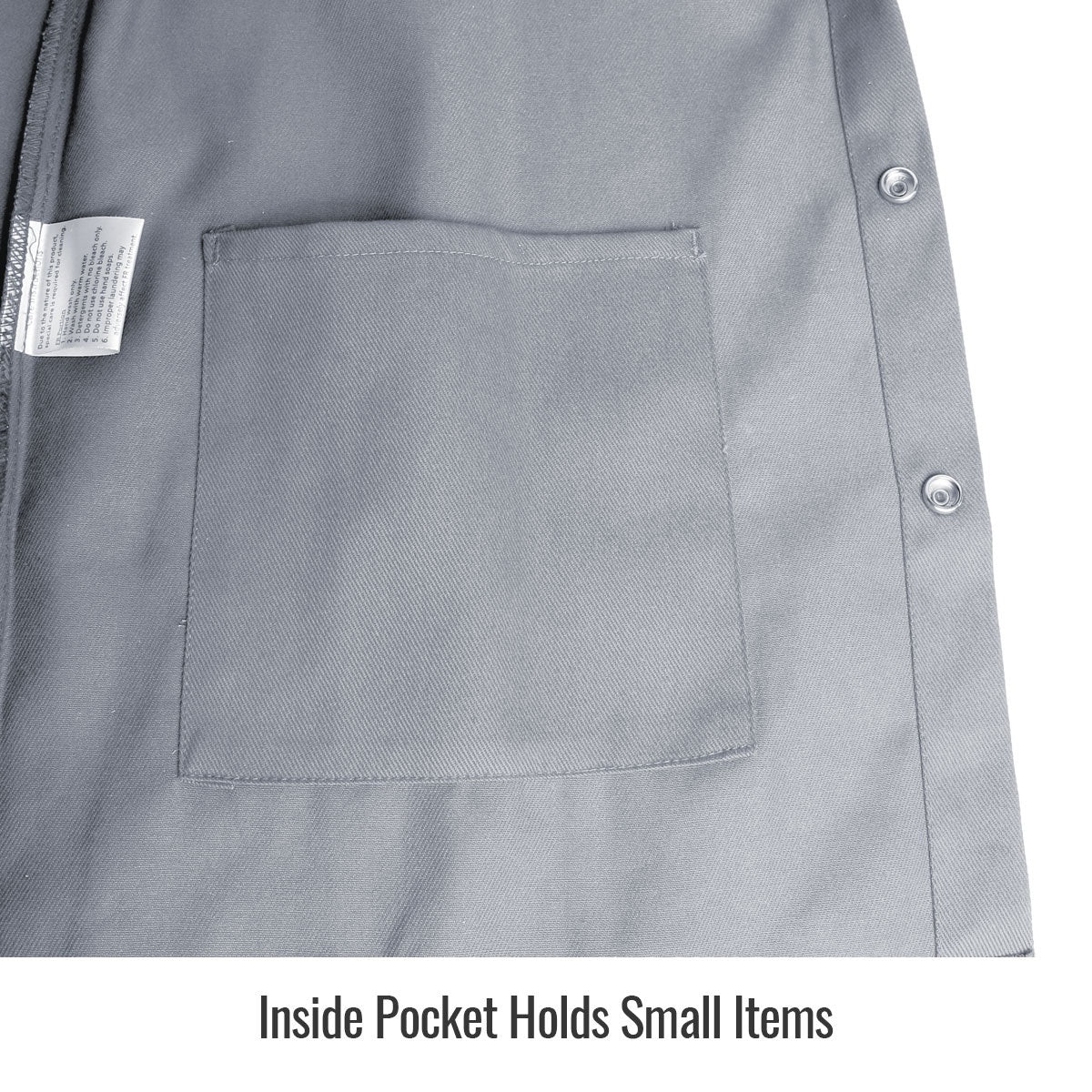 Revco Black Stallion NFPA 9oz Gray FR Cotton Welding Jacket (JF2220-GY) - Image 5