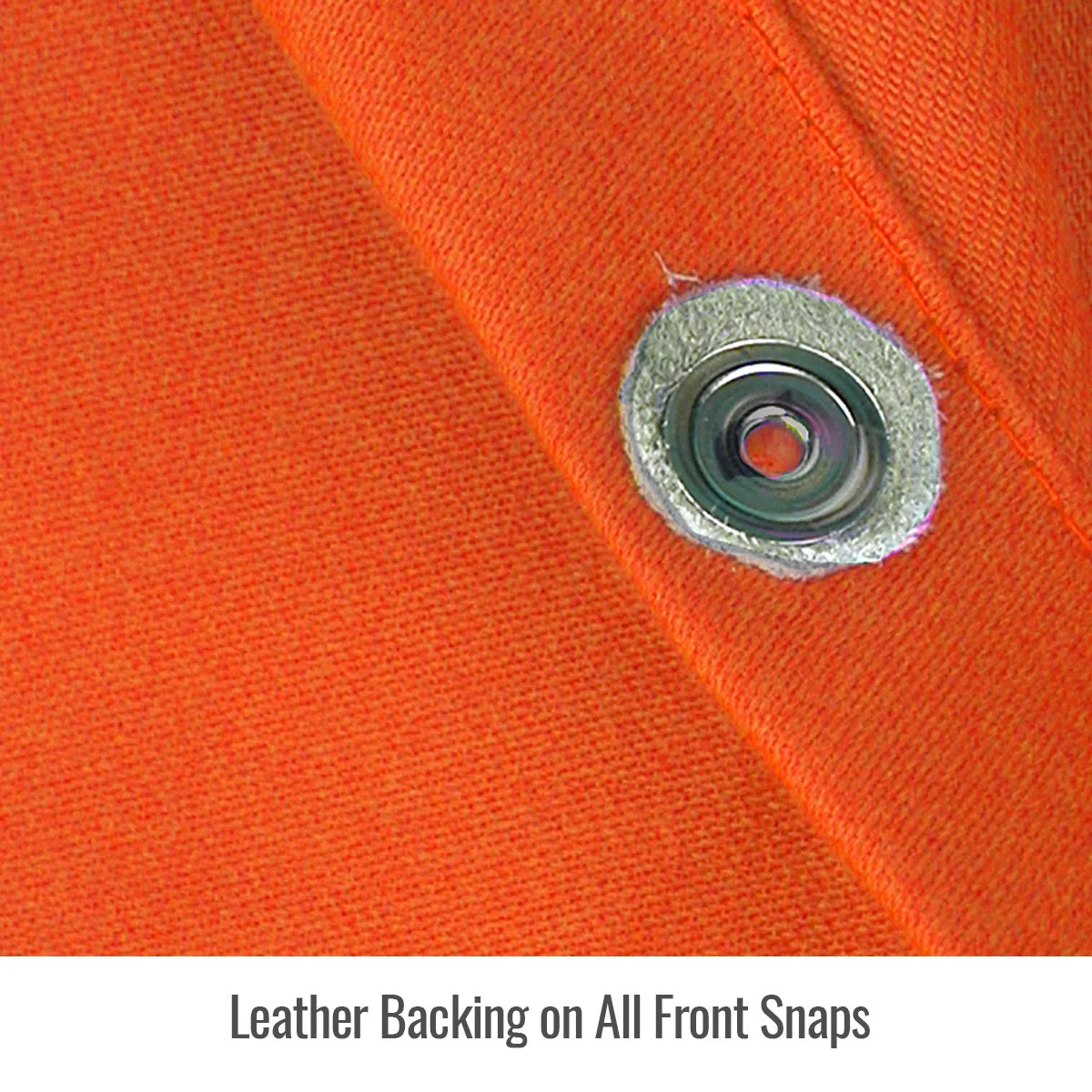 Revco Black Stallion Orange Stretch-Back FR Cotton Welding Jacket (JF1625-OR) - Image 6