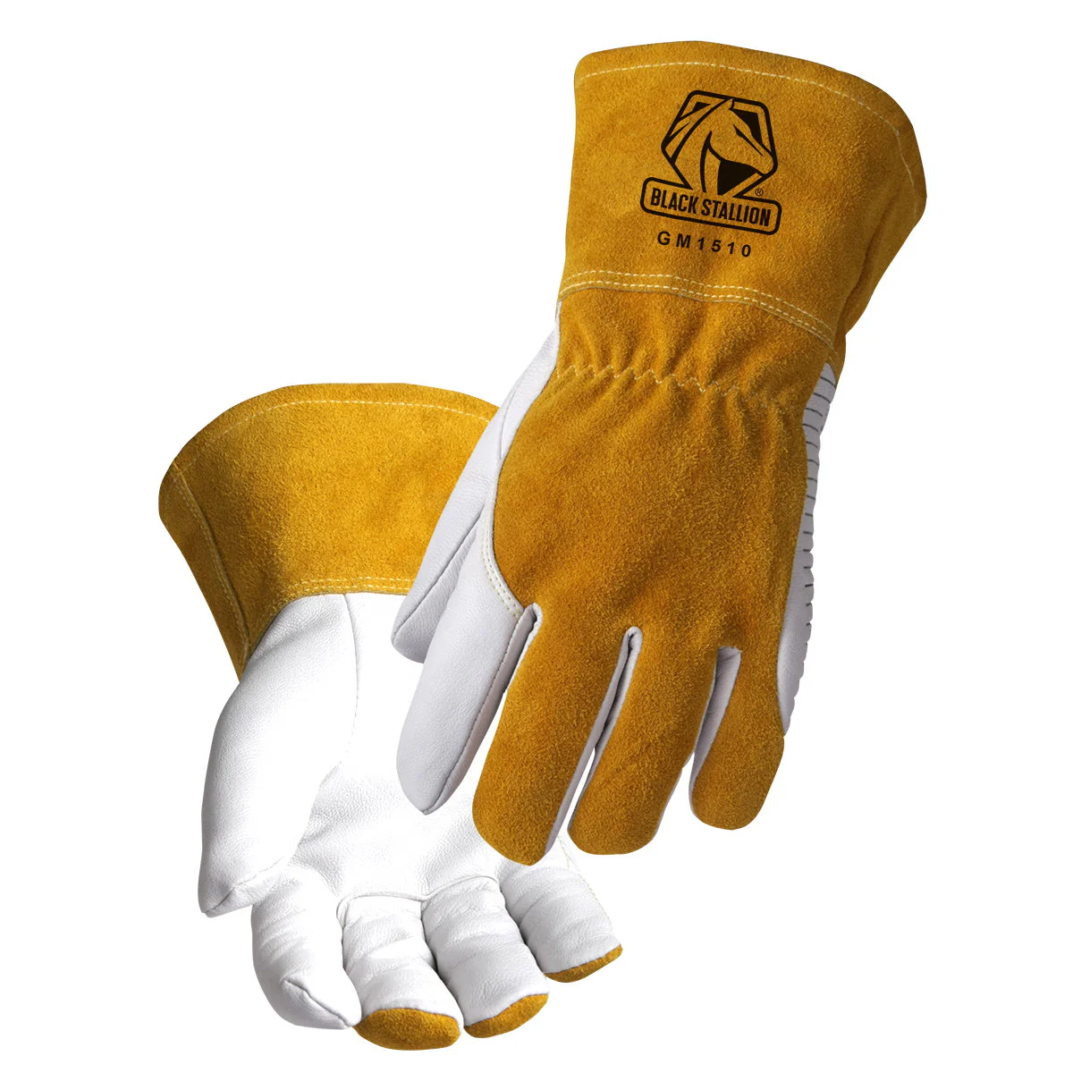 Revco Black Stallion Premium Goatskin MIG Gloves w/DragPatch (GM1510) - Image 4