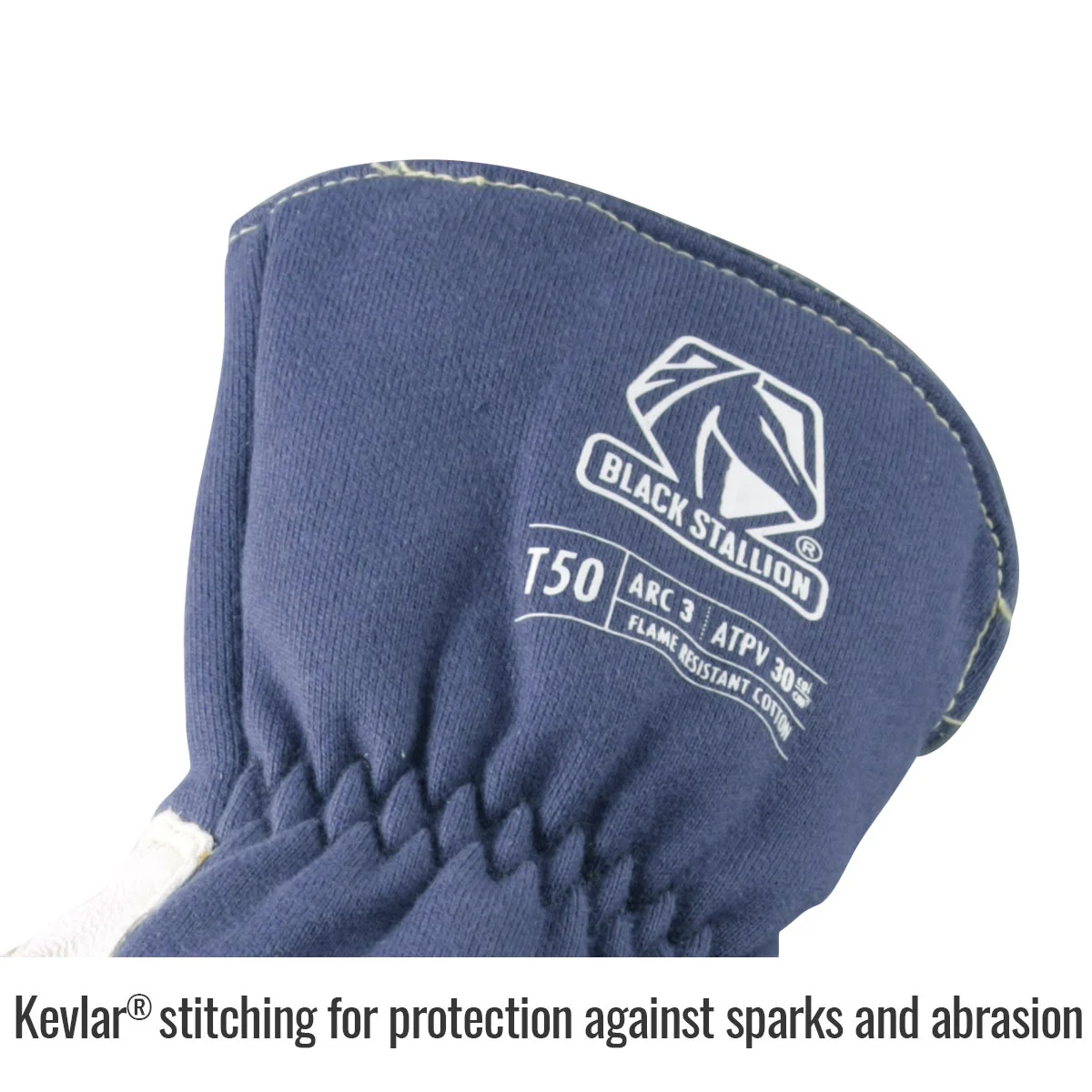Revco Black Stallion Premium Kidskin and FR Cotton Tigster TIG Gloves (T50) - Image 4