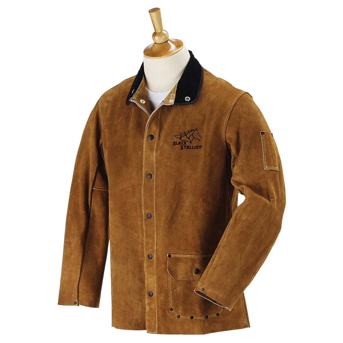 Revco Black Stallion Split Cowhide Leather Welding Jacket (30WC) - Image 13