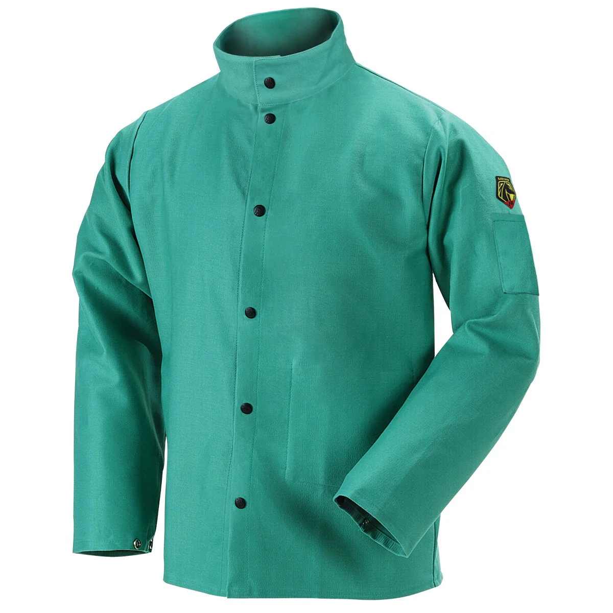 Revco Black Stallion TruGuard 200 9oz Green FR Cotton Welding Jacket (F9-30C) - Image 8