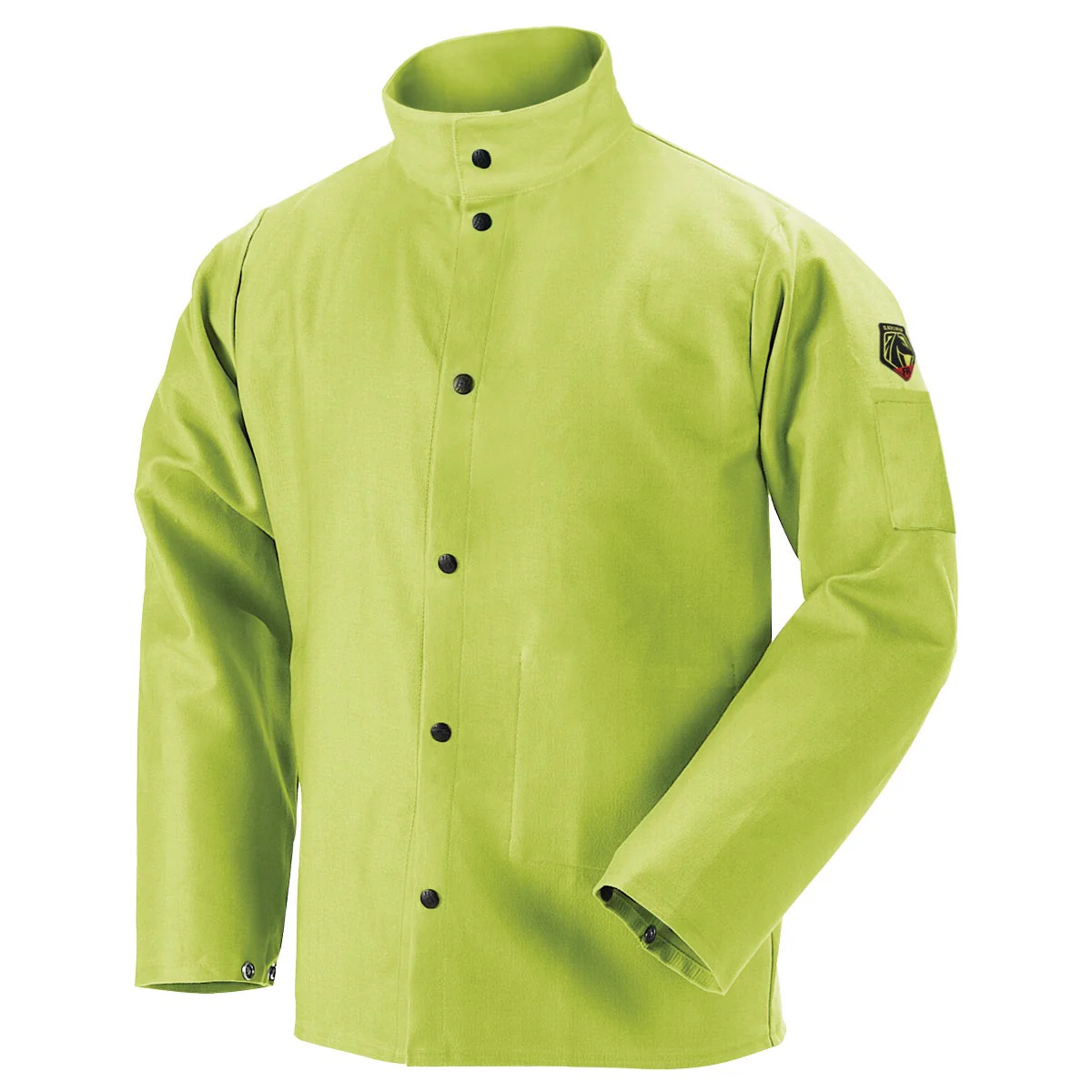 Revco Black Stallion TruGuard 200 9oz Lime FR Cotton Welding Jacket (FL9-30C) - Image 10