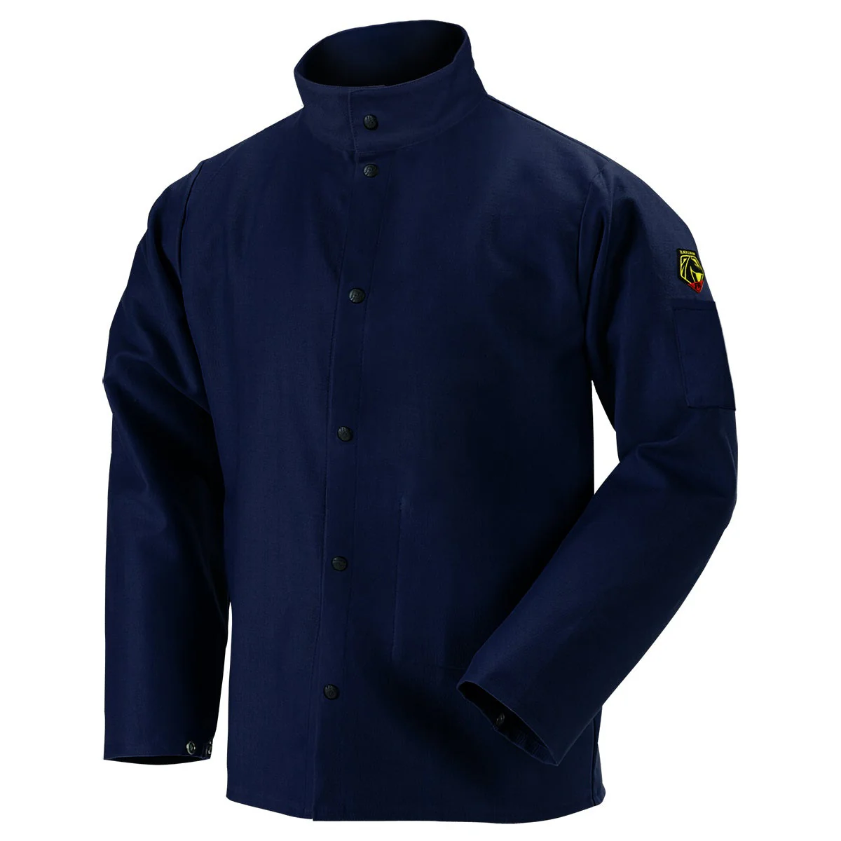 Revco Black Stallion TruGuard 200 9oz Navy FR Cotton Welding Jacket (FN9-30C) - Image 9