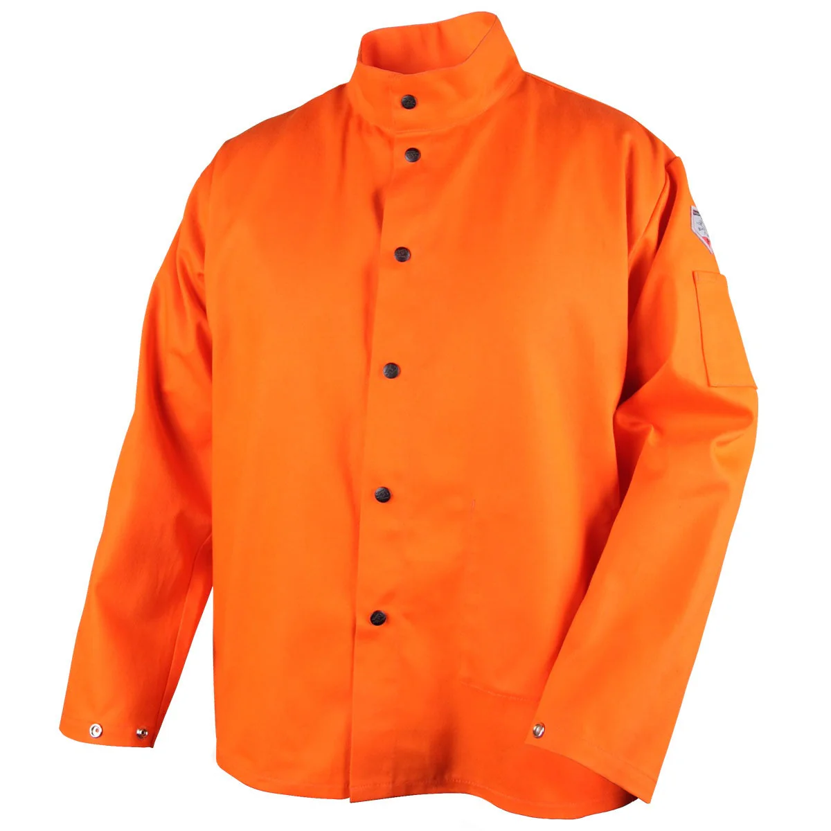 Revco Black Stallion TruGuard 200 9oz Orange FR Cotton Welding Jacket (FO9-30C) - Image 9
