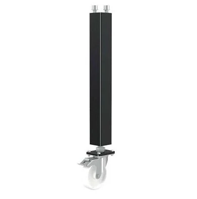 Siegmund System 16 Table Leg with Caster and Locking Brake, 750mm (29") (S2-160876-X)