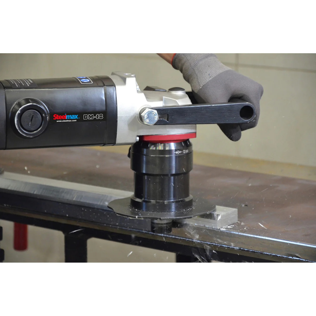 Steelmax 120V BM18 Portable Beveling Machine w/Beveling Head (SM-BM18) - Image 3
