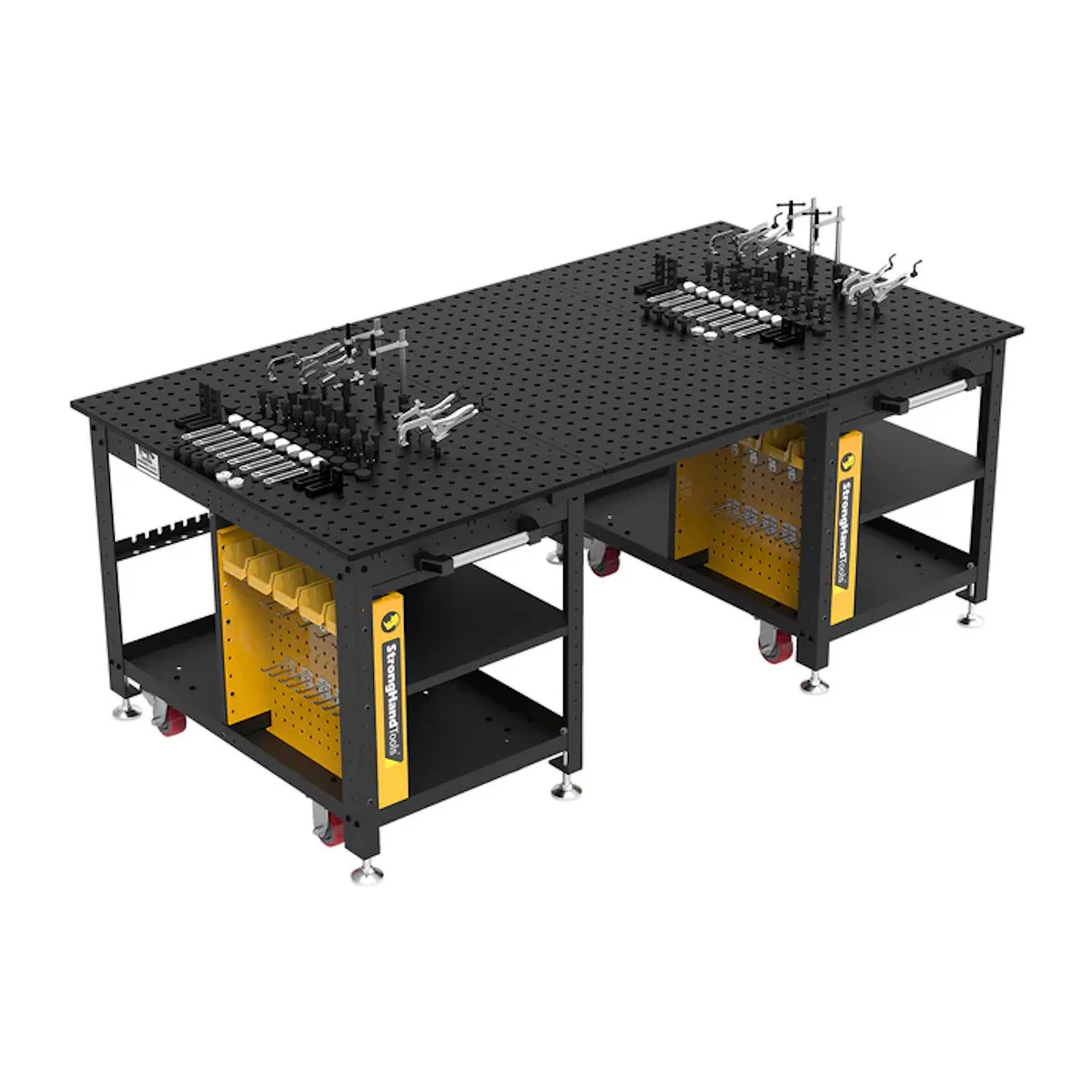 Strong Hand Tools 48 x 30 Double Rhino Cart w/Accessories Pkg (TD5-4830Q-EX3)