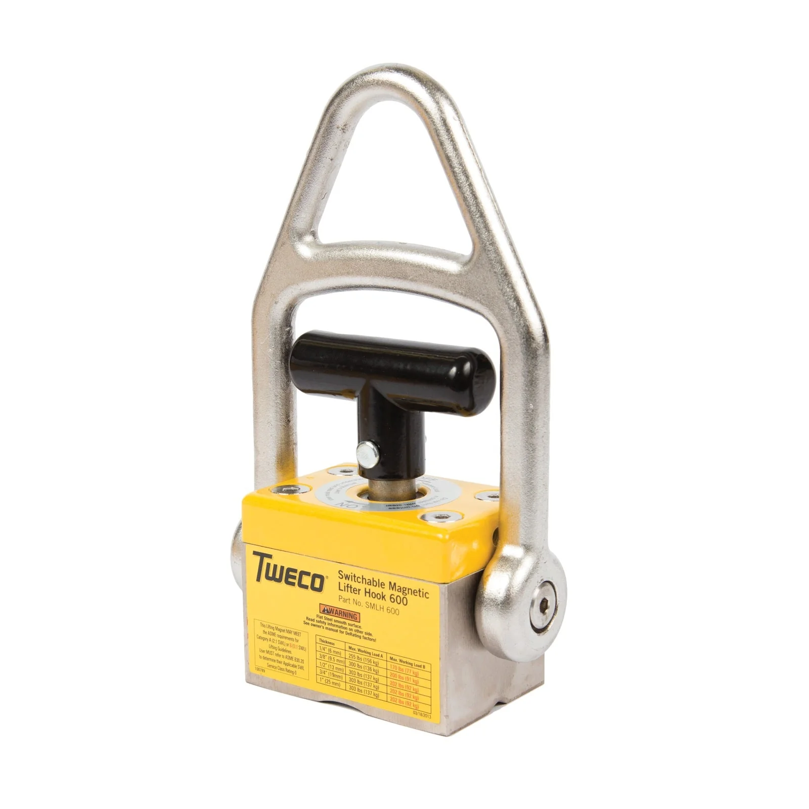 Tweco 200lb SMLH600 Magnetic Lifter Hook (9255-1066) - Image 3