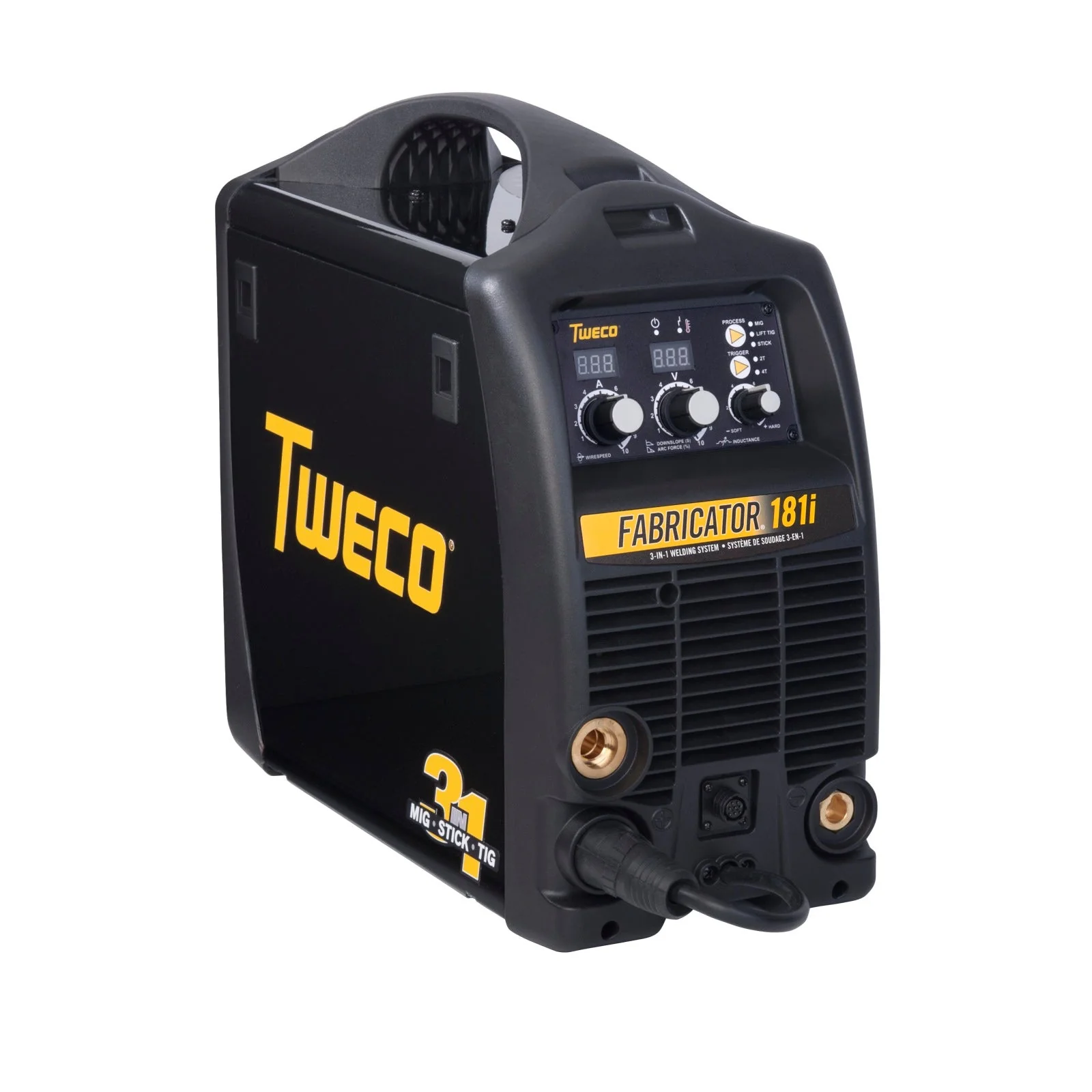 Tweco Fabricator 181i MIG and Stick & TIG Welder Pkg with Cart (No TIG Torch Included) (W1003182) - Image 4