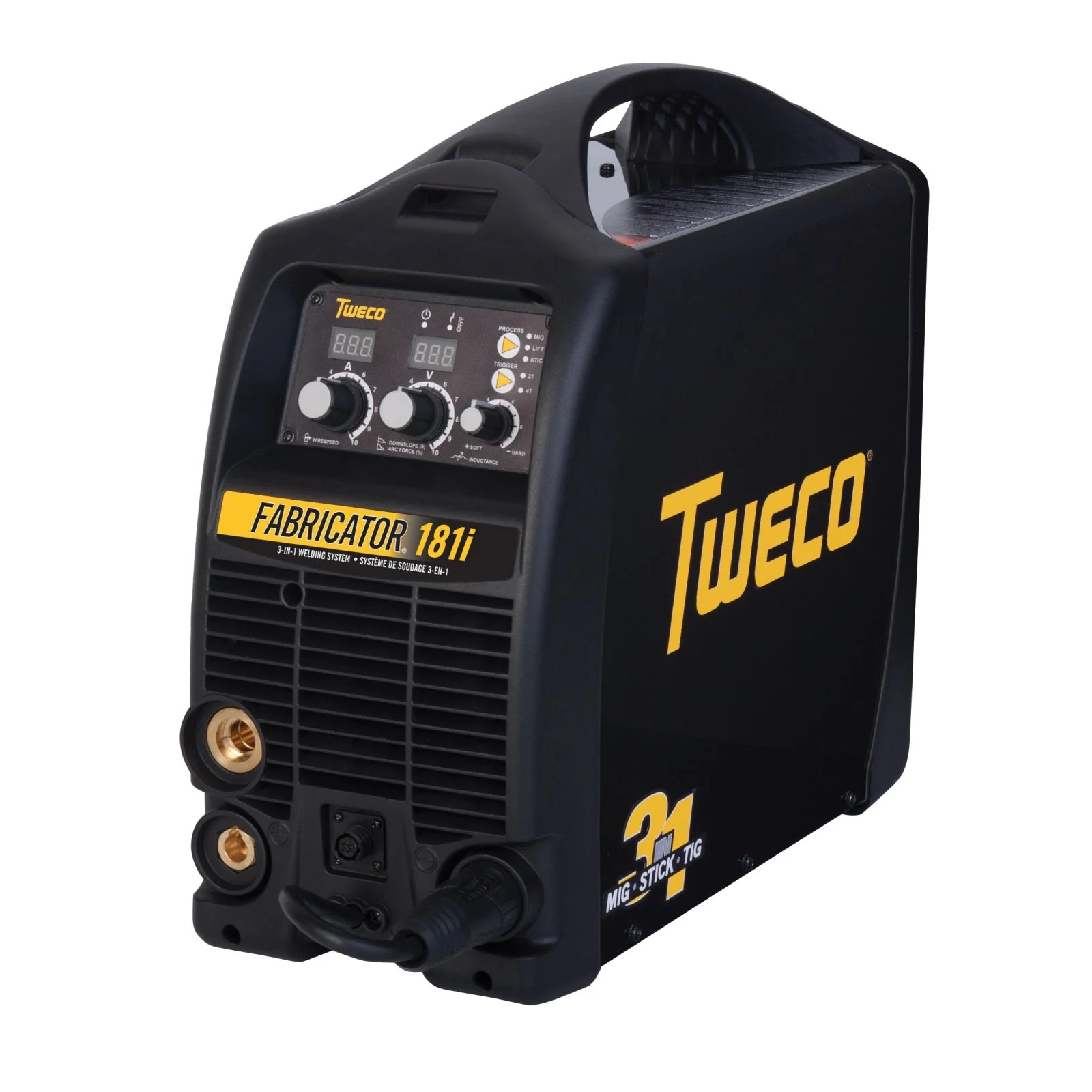 Tweco Fabricator 181i MIG, TIG & Stick Welder Pkg with Cart & TIG Torch (W1003182 & W4013802) - Image 3