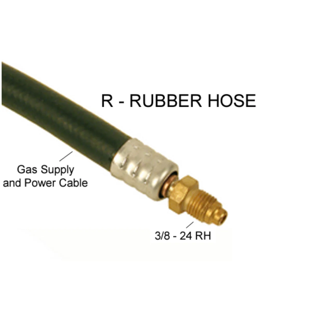 Weldtec Rubber Power Cable for 9, 17, and 26 Torches - Image 7
